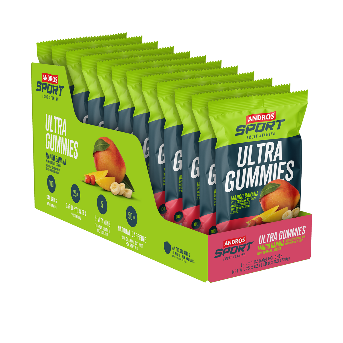 Ultra Gummies | Mango Banana | 12 Bags