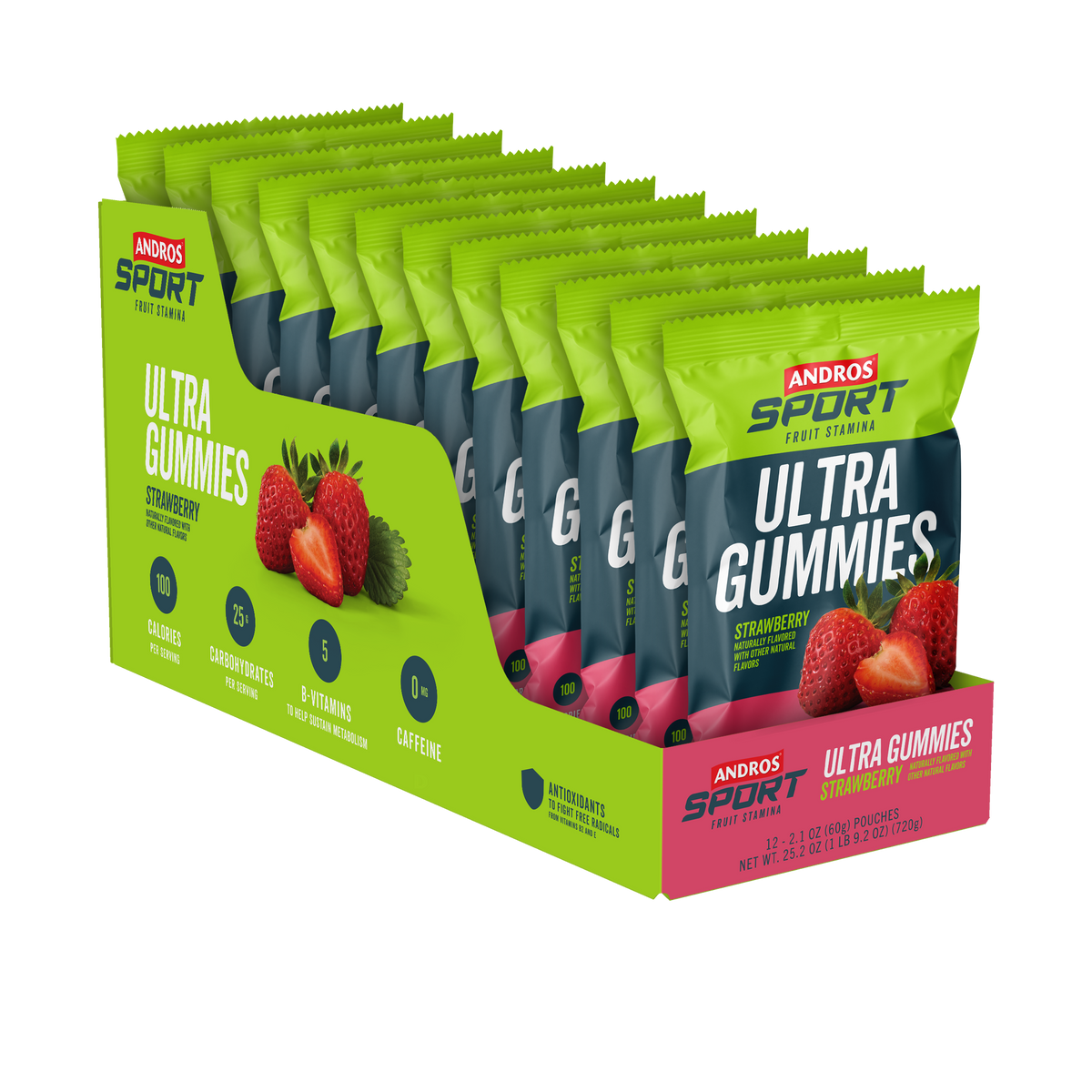 Ultra Gummies | Strawberry | 12 Bags